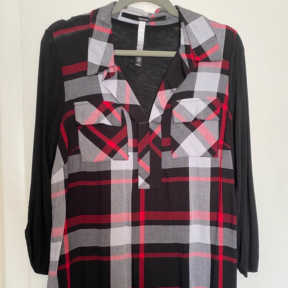 Plaid top